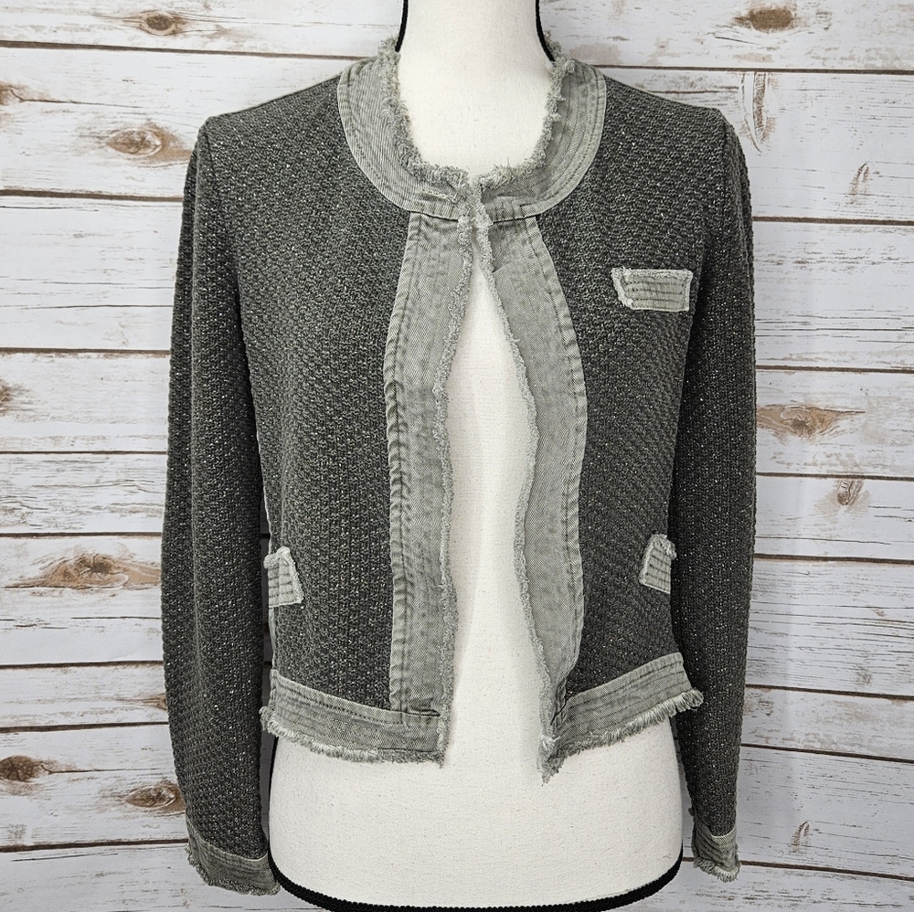 Kosmika Italia Knit Blazer Jacket Size Medium
